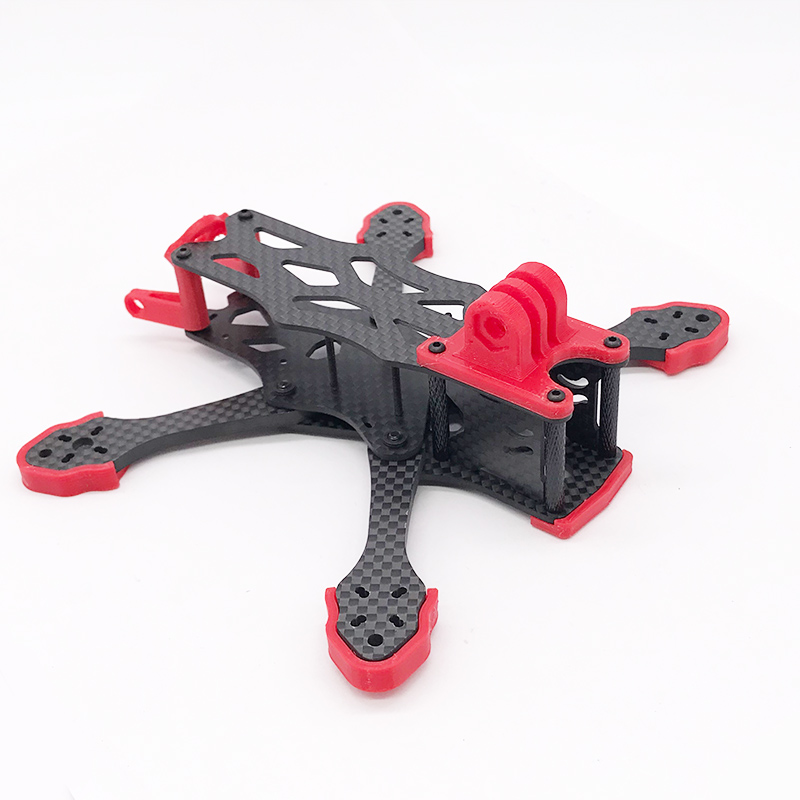 Drone Kit Racing - APEX 3 3 นิ้ว 147mm ฐานล้อคาร์บอนไฟเบอร์ชุดกรอบ