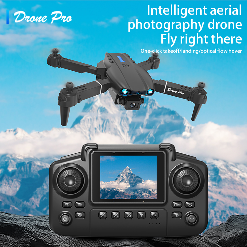 Drone Kit Professional - E99 Airหน้าจอควบคุมDrone Professionalกว้างRC Dron HD 4Kกล้องพับเฮลิคอปเตอร์เครื่องบินQuadcopter