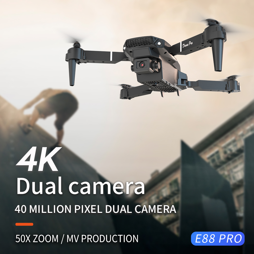 โดรนรุ่นใหม่ E88 ปี 2026 ระดับ - Drone Kit Professional บทวิจารณ์และราคา