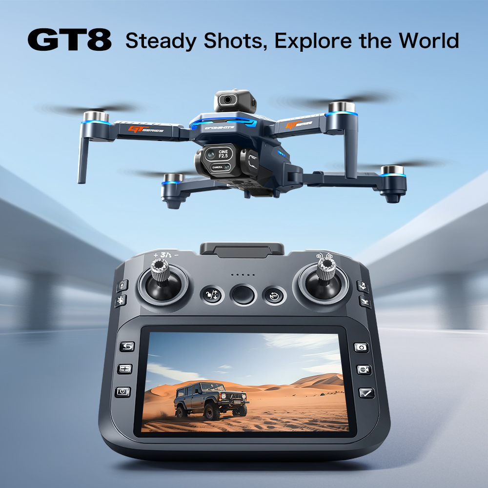 GT8 Max โดรนพับได้ 8K HD กล้อง - Drone Kit With Camera บทวิจารณ์และราคา
